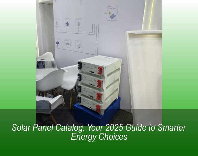 Solar Panel Catalog: Your 2025 Guide to Smarter Energy Choices